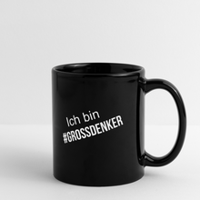 Lade das Bild in den Galerie-Viewer, Tasse einfarbig - Schwarz