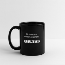 Lade das Bild in den Galerie-Viewer, Tasse einfarbig - Schwarz