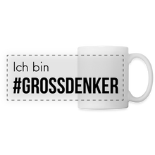Lade das Bild in den Galerie-Viewer, #GROSSDENKER - Tasse - Weiß