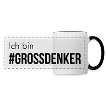 Lade das Bild in den Galerie-Viewer, #GROSSDENKER - Tasse - Weiß/Schwarz