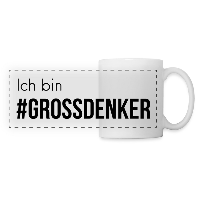 #GROSSDENKER - Tasse - Weiß