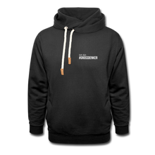 Lade das Bild in den Galerie-Viewer, Unisex #GROSSDENKER Schalkragen Hoodie - Schwarz
