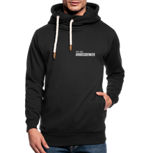 Lade das Bild in den Galerie-Viewer, Unisex #GROSSDENKER Schalkragen Hoodie - Schwarz
